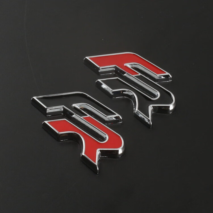 汽车个性金属西雅特fr车标车贴改装车尾升级标车身贴盾牌标中网标 f红