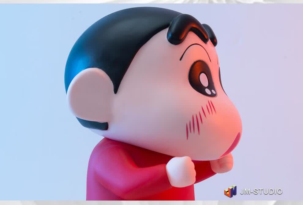 助11大型男女生生日礼物动漫手办模型桌面摆件11害羞蜡笔小新高约42cm