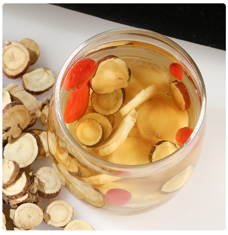 甘草桔梗泡茶 中药材桔梗干 生甘草片泡水 桔梗甘草汤原料 甘草100g