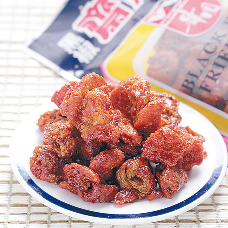 香港进口柱侯斋烧鹅80g 港式地道小吃儿时怀旧素食零食嘎嘣脆 黑椒斋