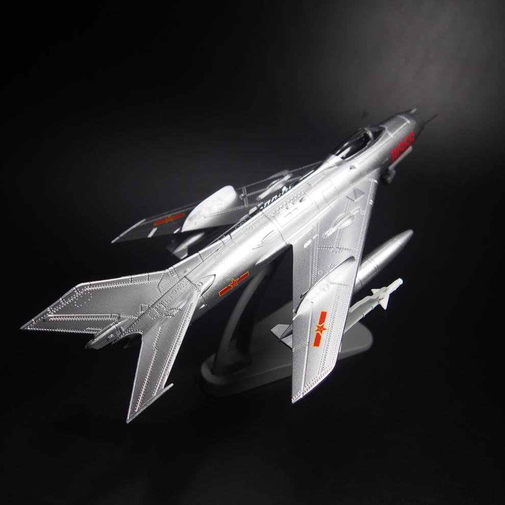 1:72歼6战斗机模型合金仿真飞机摆件退伍纪念品静态成品航模 172歼6