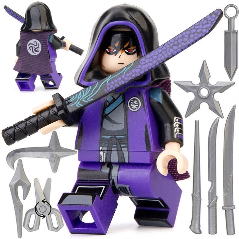 刺客伍六七精致手办 567磨魔千刃仞积木小人仔可动人偶玩具 限定阿柒