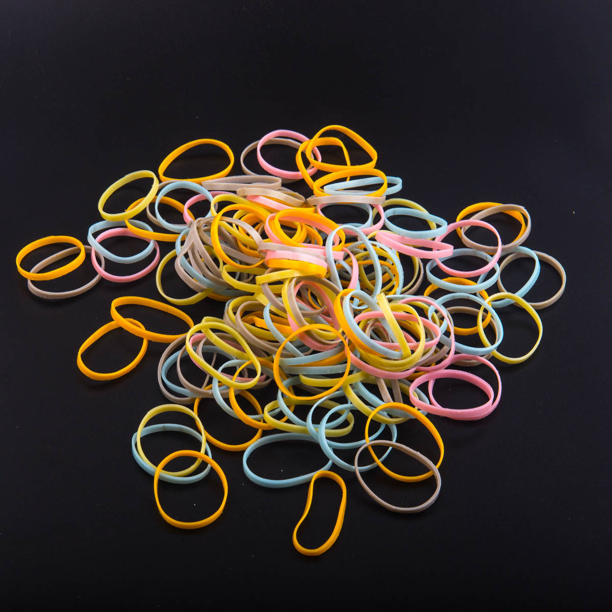 网红款扎头发橡皮筋头绳一次性小皮筋儿童黑色头饰女童发圈宝宝皮筋