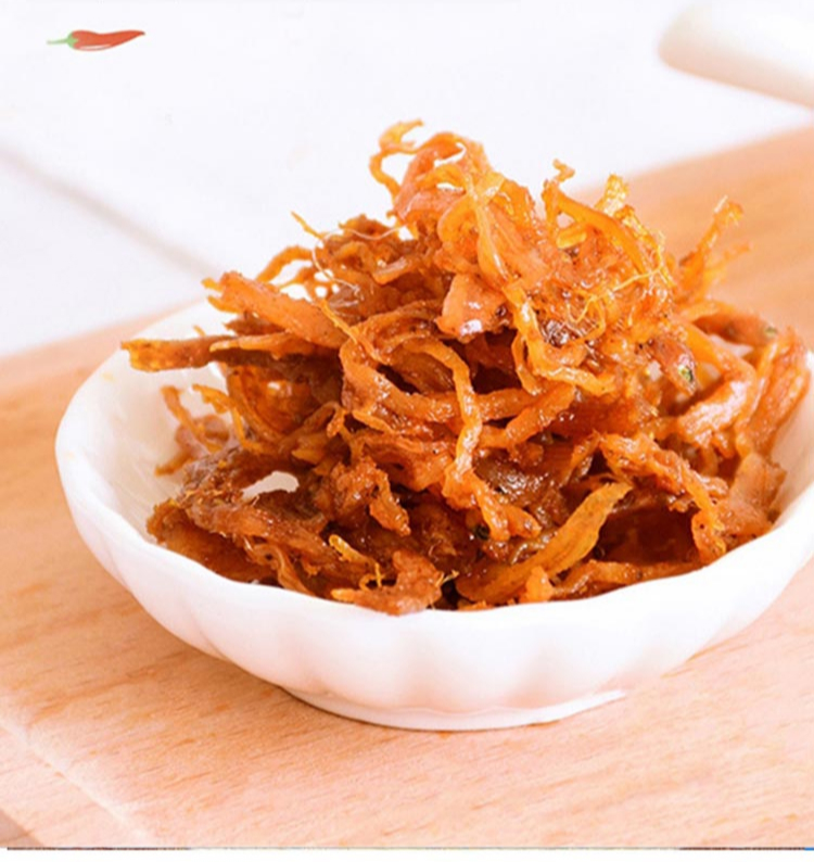银鱼肉丝手撕银鱼麻辣即食海味仔办公零食休闲小吃80g5袋口味备注