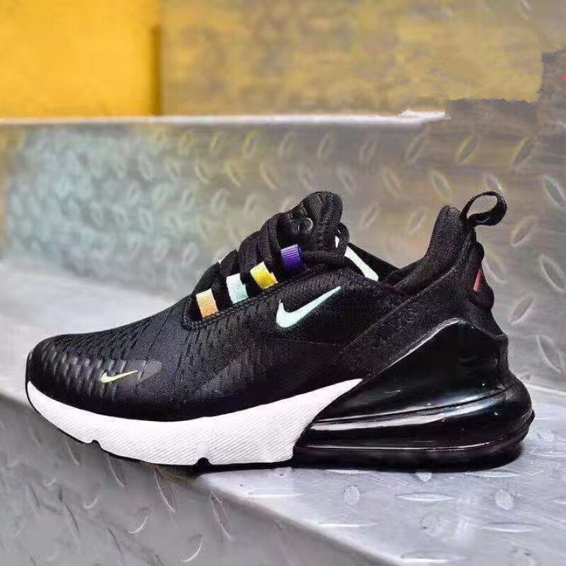 airmax270夏季网面透气男鞋鞋气垫运动鞋学生休闲潮流跑步鞋max270黑