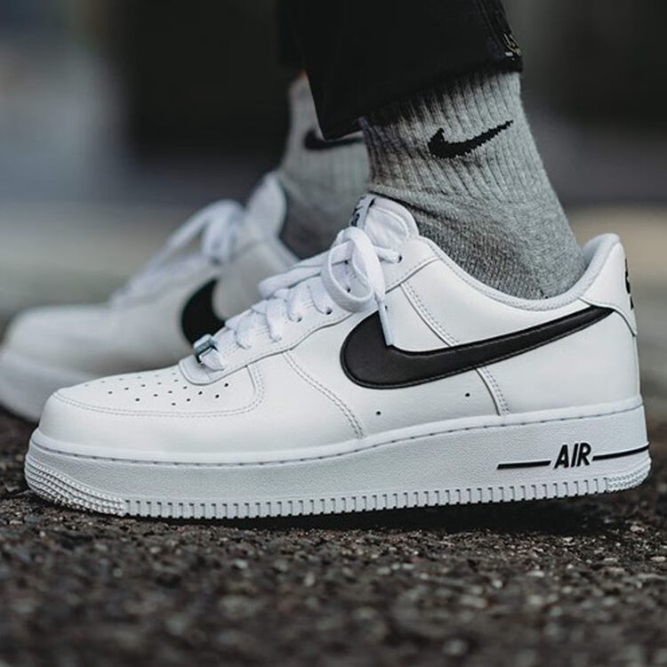 af1空军一号小权志龙黑白经典男女百搭小白鞋低帮休闲运动板鞋 耐克