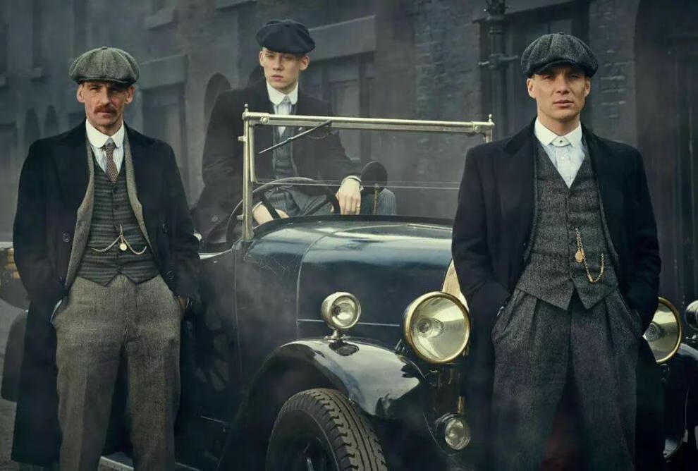 浴血黑帮大衣男剃刀党谢尔比大衣潮超长款西装领风衣外套黑色普通款s