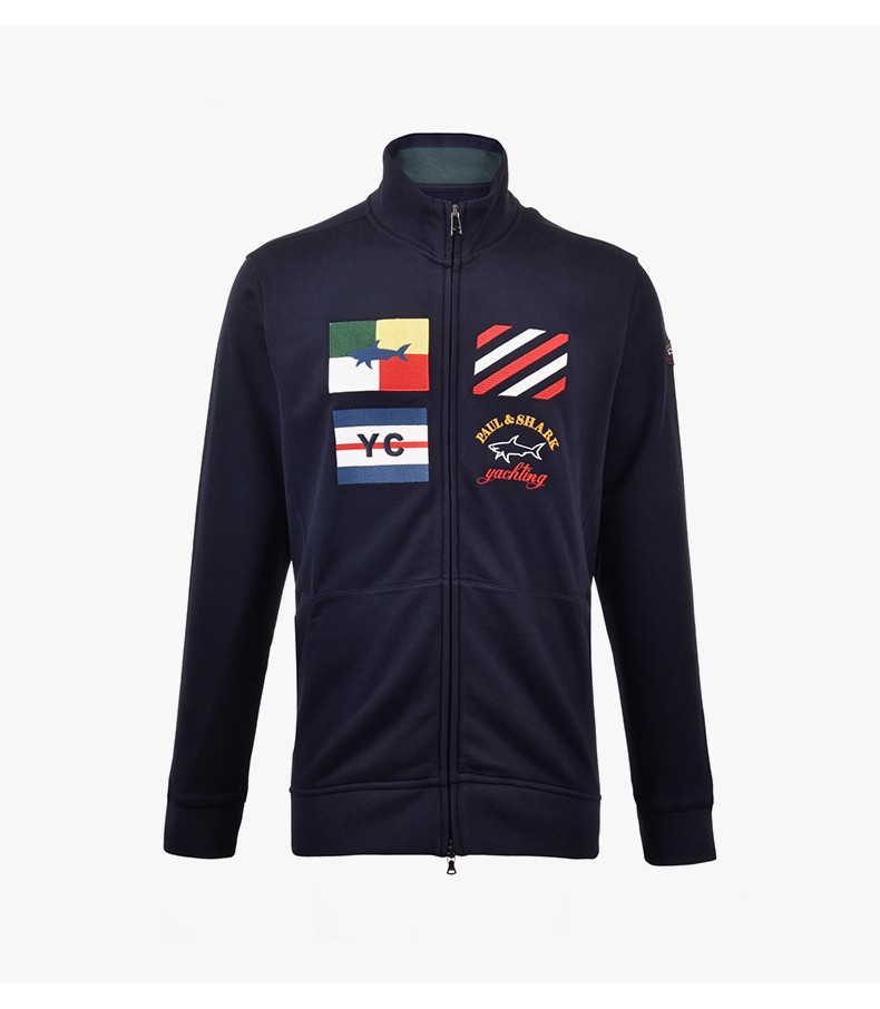 paul&shark 保罗鲨鱼男士外套休闲夹克 a19p1892-013 蓝色 m