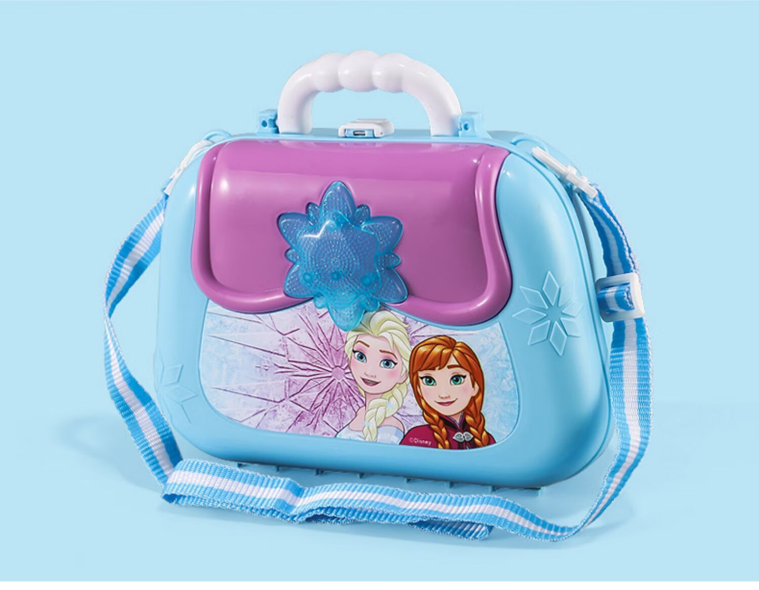 儿童化妆品套装玩具艾爱莎公主女孩彩妆盒维修工具旅行箱