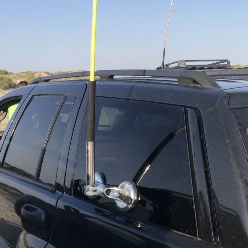 适用于吸盘旗杆架沙漠旗杆越野车旗杆架通用吸盘式旗杆架双吸盘大吸力