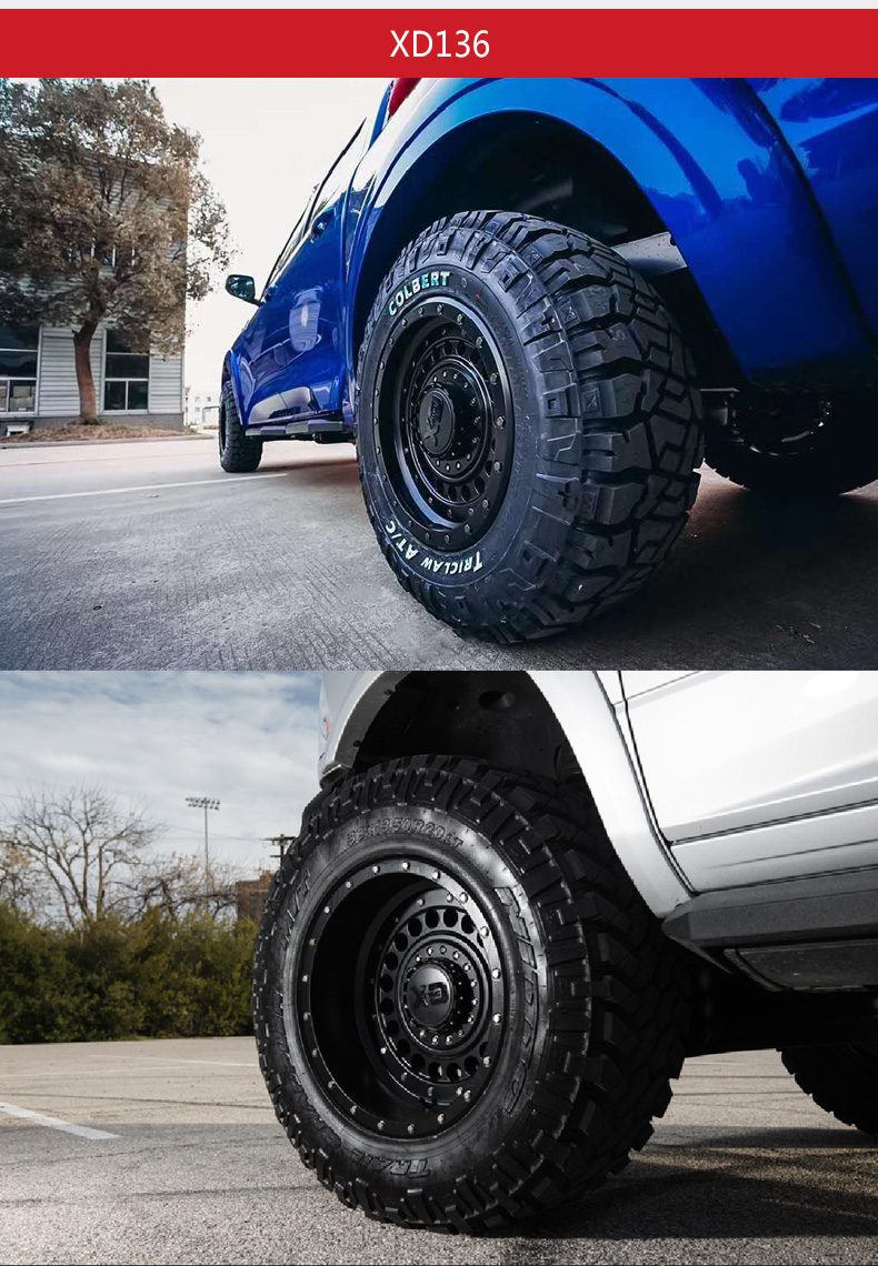 牧马人xd轮毂越野改装17寸/20寸kmc防脱圈轮毂负值150猛禽坦克300 防