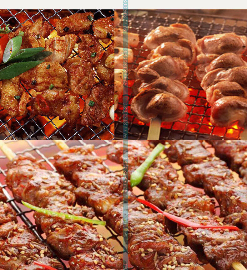 科威顿铁网片304不锈钢长方形商用烤肉网烤箱烧烤炉网烤架网条形网格