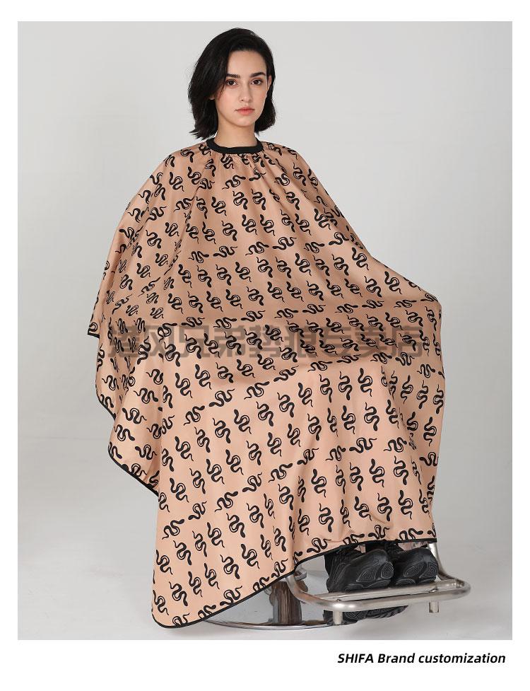 理发师理发围裙发廊专用网红理发店围布美发定制发型师剪头发围裙 m