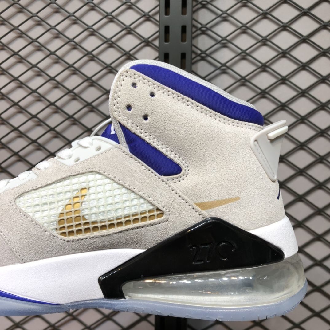 【官方】mars270aj合体鞋tpu组合鞋底半掌气垫缓冲篮球鞋运动鞋 灰白