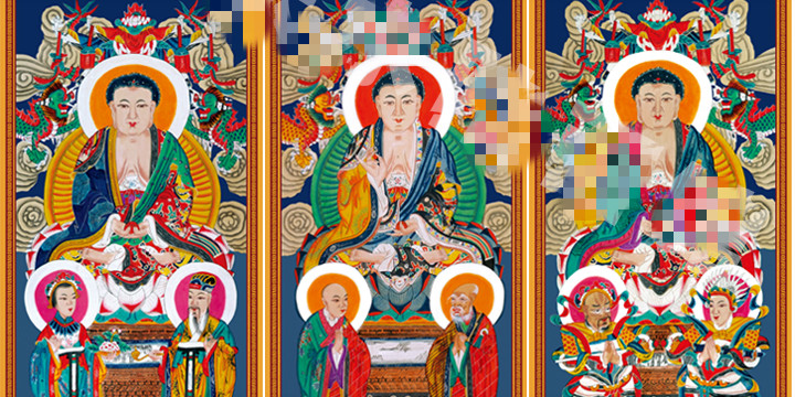 十殿阎王画像道场案子法事布挂画十殿阎君十王殿图佛教道教水陆画画像