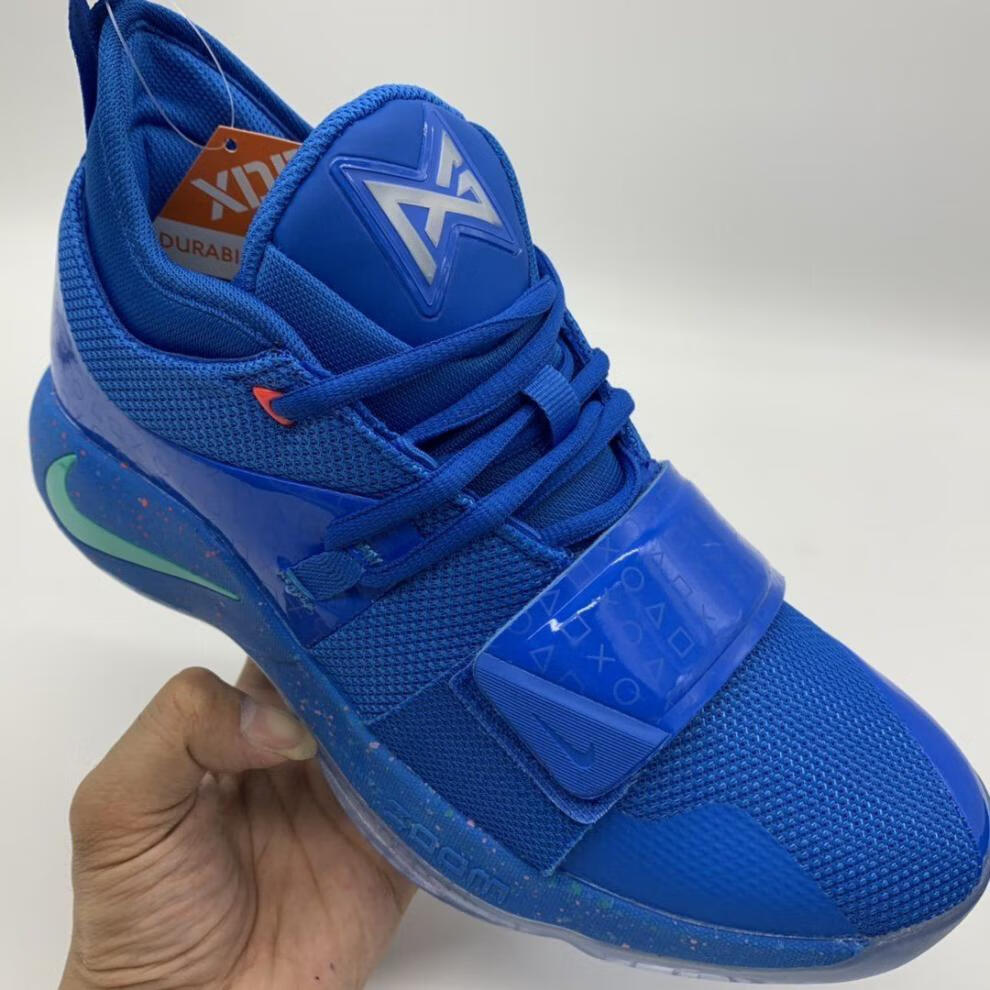 playstation x保罗乔治2.5灰色亮灯电玩游戏机联名男篮球鞋 pg2.