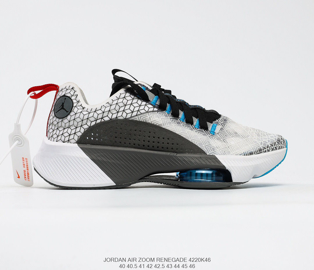 马拉松二代跑鞋aj气垫缓震跑步鞋男子运动鞋气垫新款 cj5383-100 白黑