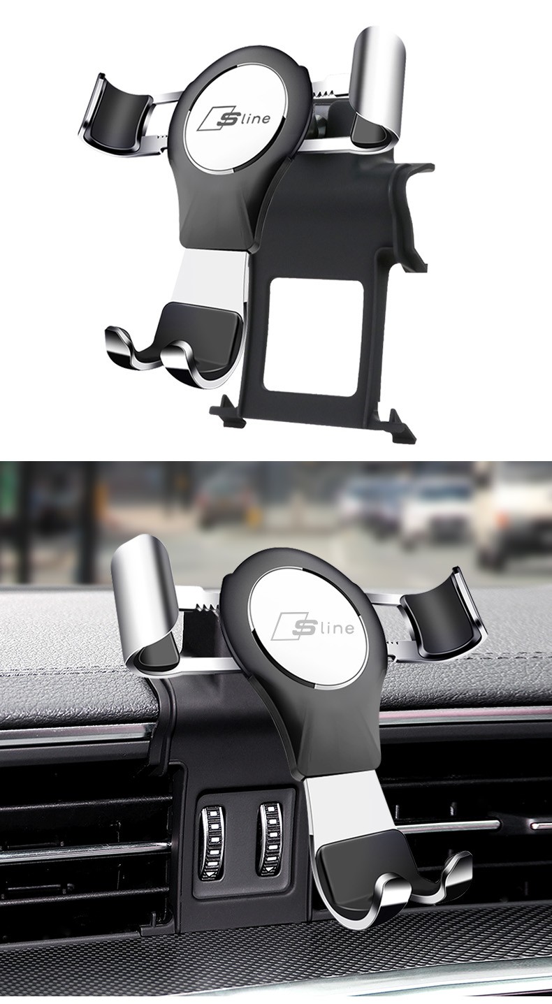 奥迪1220款a6la7专用手机支架车载手机架无线充电导航内饰改装饰汽车