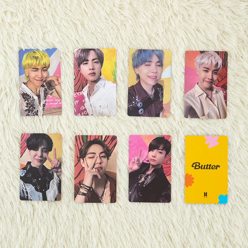 防弹少年团小卡butter黄油新专辑限量官方周边bts线下特典卡田柾国