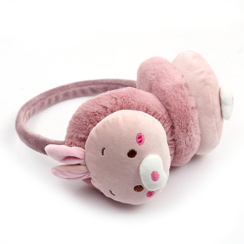 皮卡丘耳罩韩版男女款时尚宝宝卡通耳套成人儿童保暖耳罩可爱动物毛绒