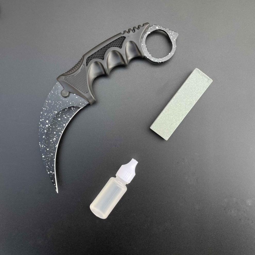 爪刀未开锋防身战狼鹰爪刀csgo爪子刀户外随身野外求生便捷蝴蝶小刀