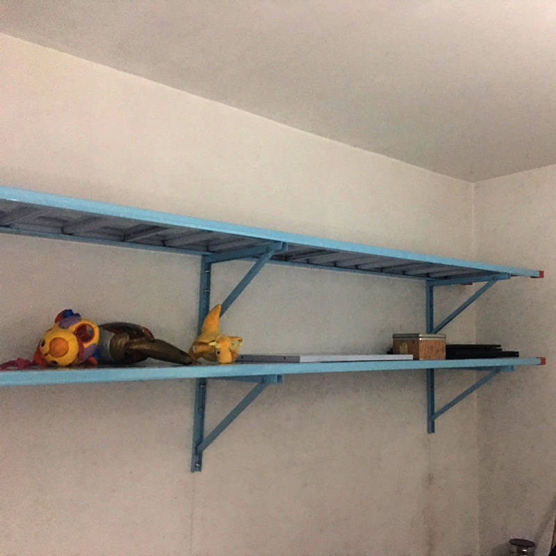 储藏间小房地下室车库墙壁置物架库房仓储展示架壁挂式墙上货架40cm