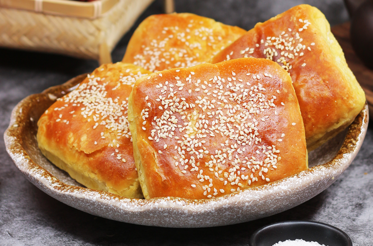 内蒙古特产红糖焙子锅盔红脸酥饼1500克传统糕点营养早餐饼 红脸酥