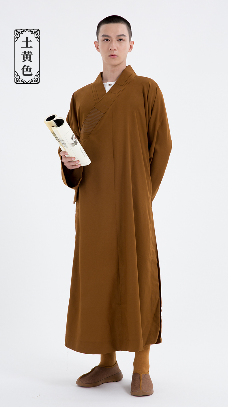 出家人穿的衣服僧服大褂四季款长褂佛教出家僧人和尚服长衫僧衣僧袍土