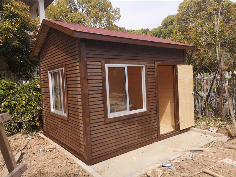 定制移动厨房简易房户外组装庭院木房子乡村民宿木屋别墅售货亭 款式