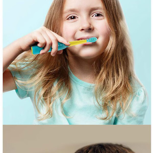 【京选优品】可贝尔电动牙刷美国cobor小恐龙儿童防水usb充电款软毛