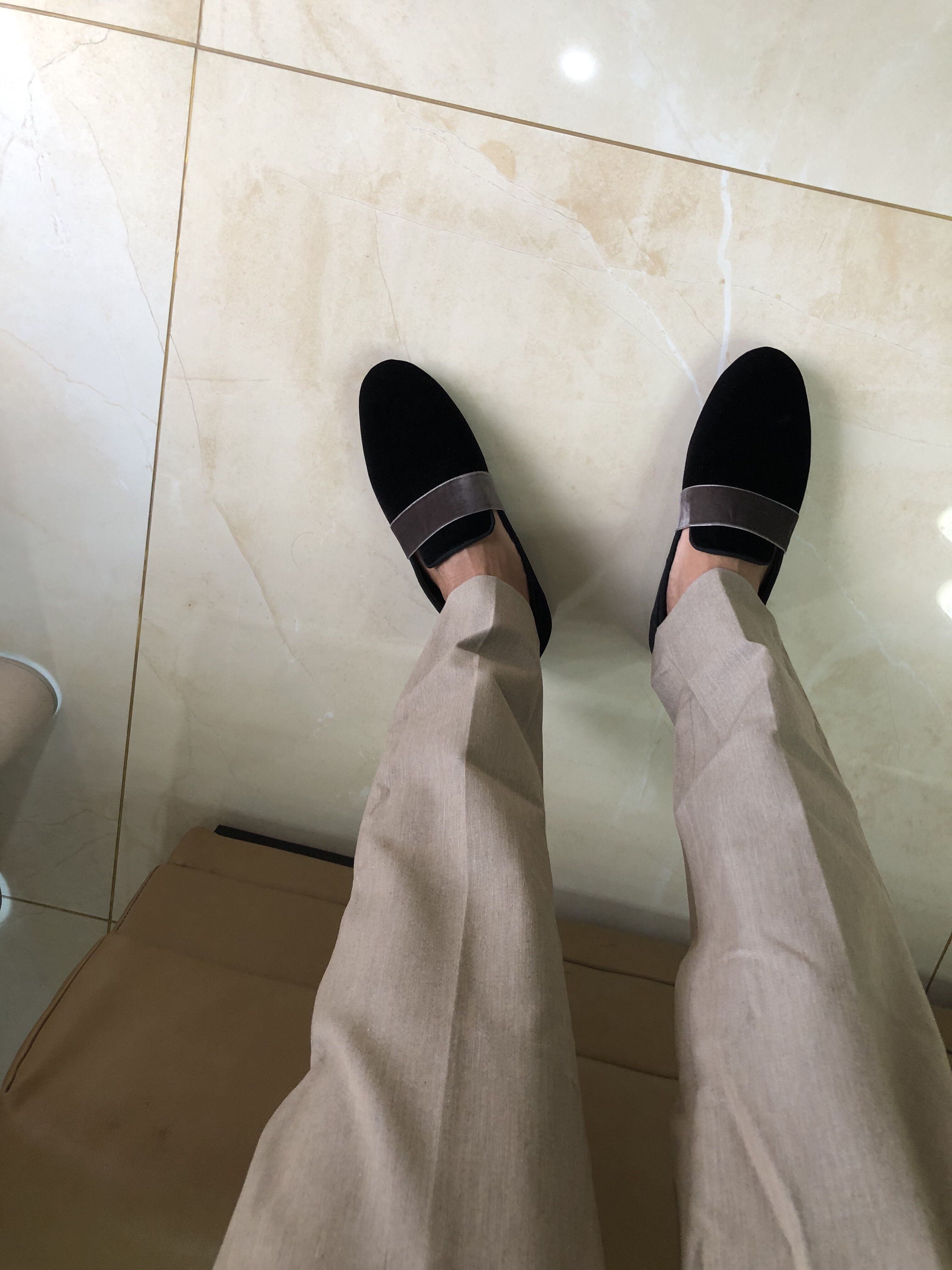 今年流行款夏季新款英伦男士吸烟鞋绒面正装豆豆鞋一脚蹬懒人软底乐福