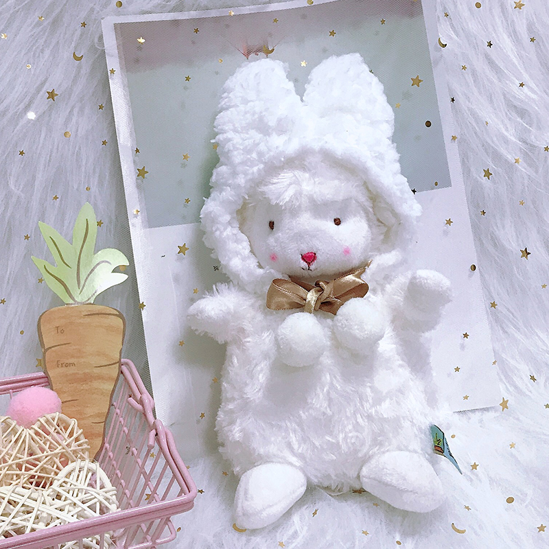 【轻奢好礼】抖音小羊美国bunnies小坐羊毛绒公仔娃娃diy服饰玩偶可