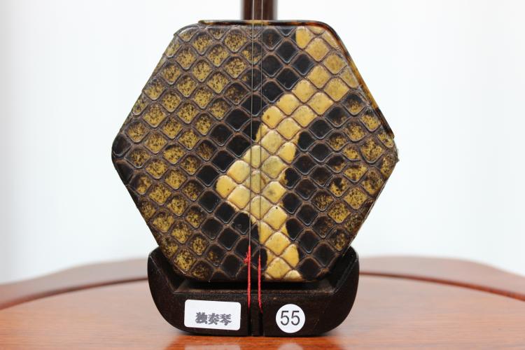 琴明清旧料老红木大音量缅甸金花蟒 万其兴二胡工厂独奏琴【图片 价格