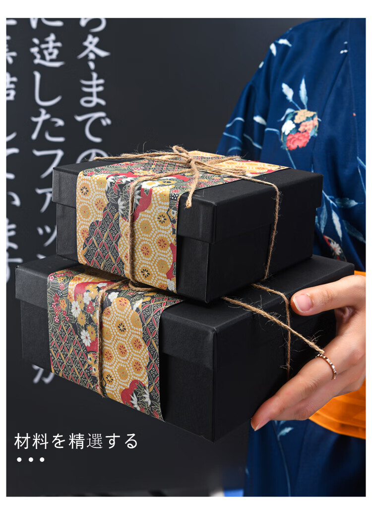 商务礼盒包装空礼盒正方形礼品盒网红日式精美韩版礼物盒大号包装盒