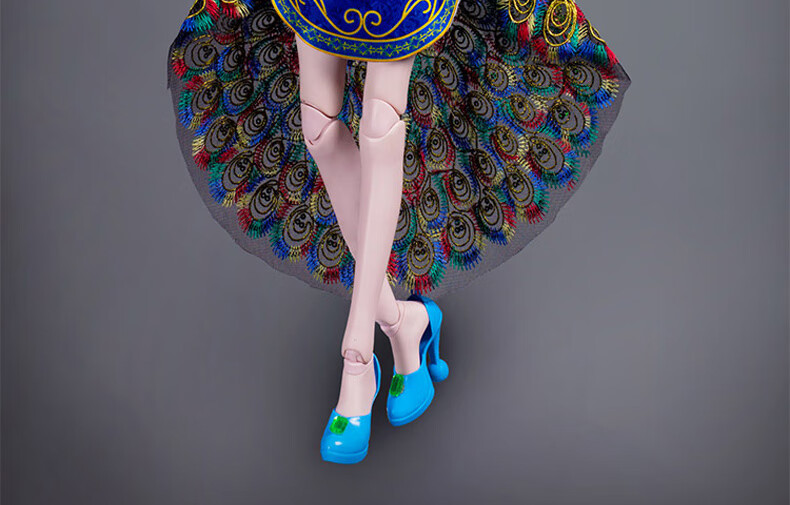 叶罗丽娃娃60厘米蓝孔雀仙子精灵梦夜萝莉公主礼盒女孩洋娃娃玩具茉莉