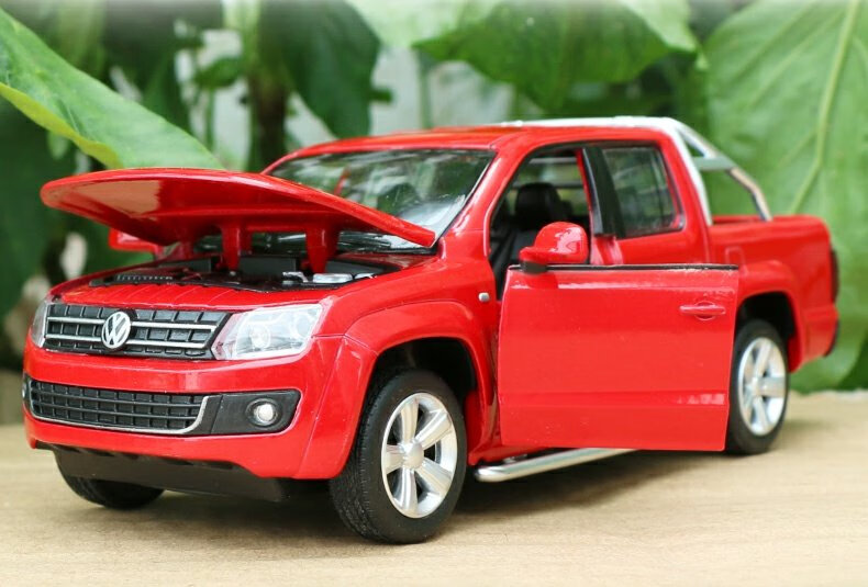 儿童玩具车回力合金属车模型福特猛禽大众皮卡货运大号小汽车 89365