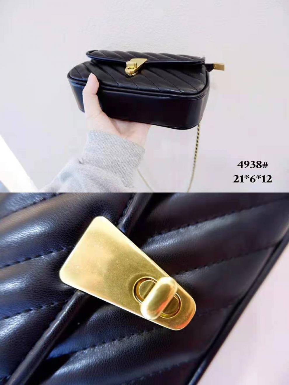 chenkaick轻奢品包包女包新款高品质小方包可调节转运小金珠链条包