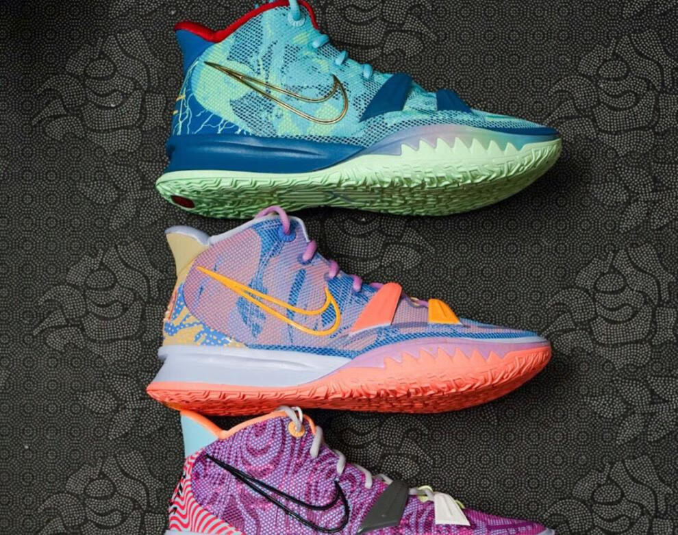 欧文7全系列欧文7代黑白主题欧文7艺术音乐欧文7黑蓝欧文蓝球鞋 7艺术