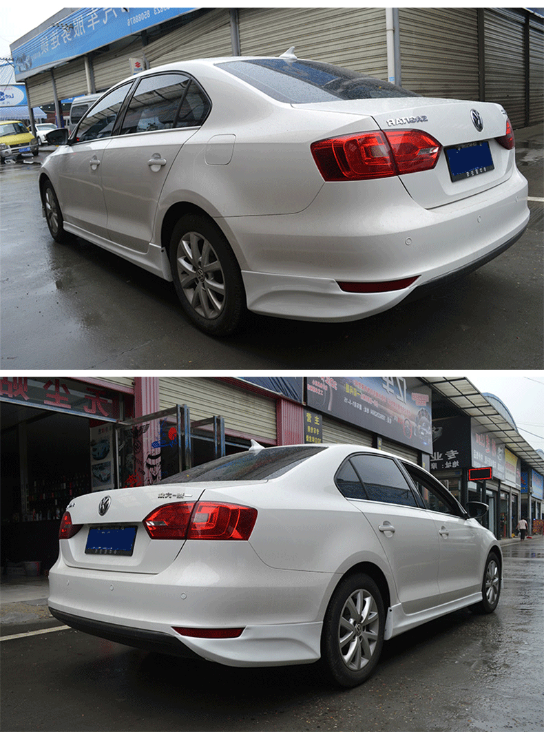 适用12-14款老速腾前唇侧裙后唇小包围改装 大众新速腾大小包围 压翼