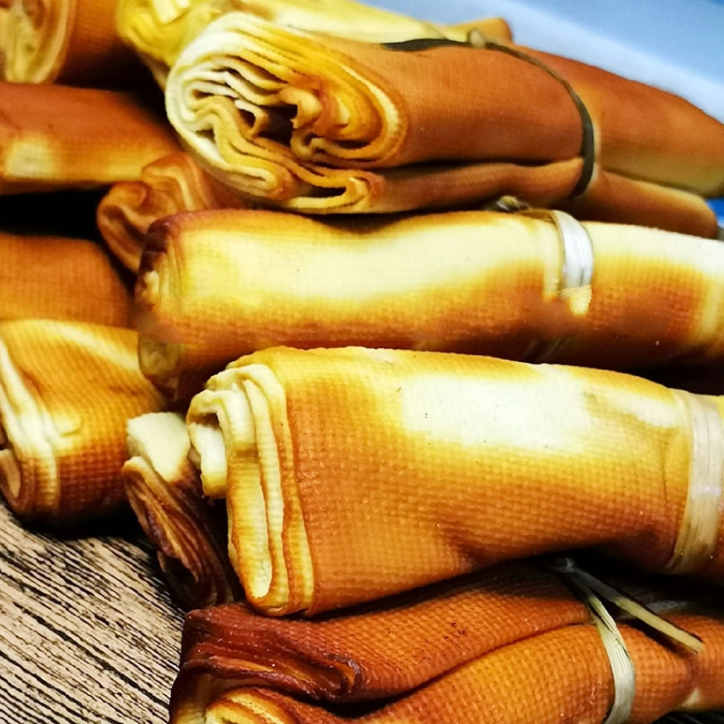 fghgf 东北特产熏干豆腐卷 五香千张卷素鸡素食熏酱菜 榆树五香干豆腐