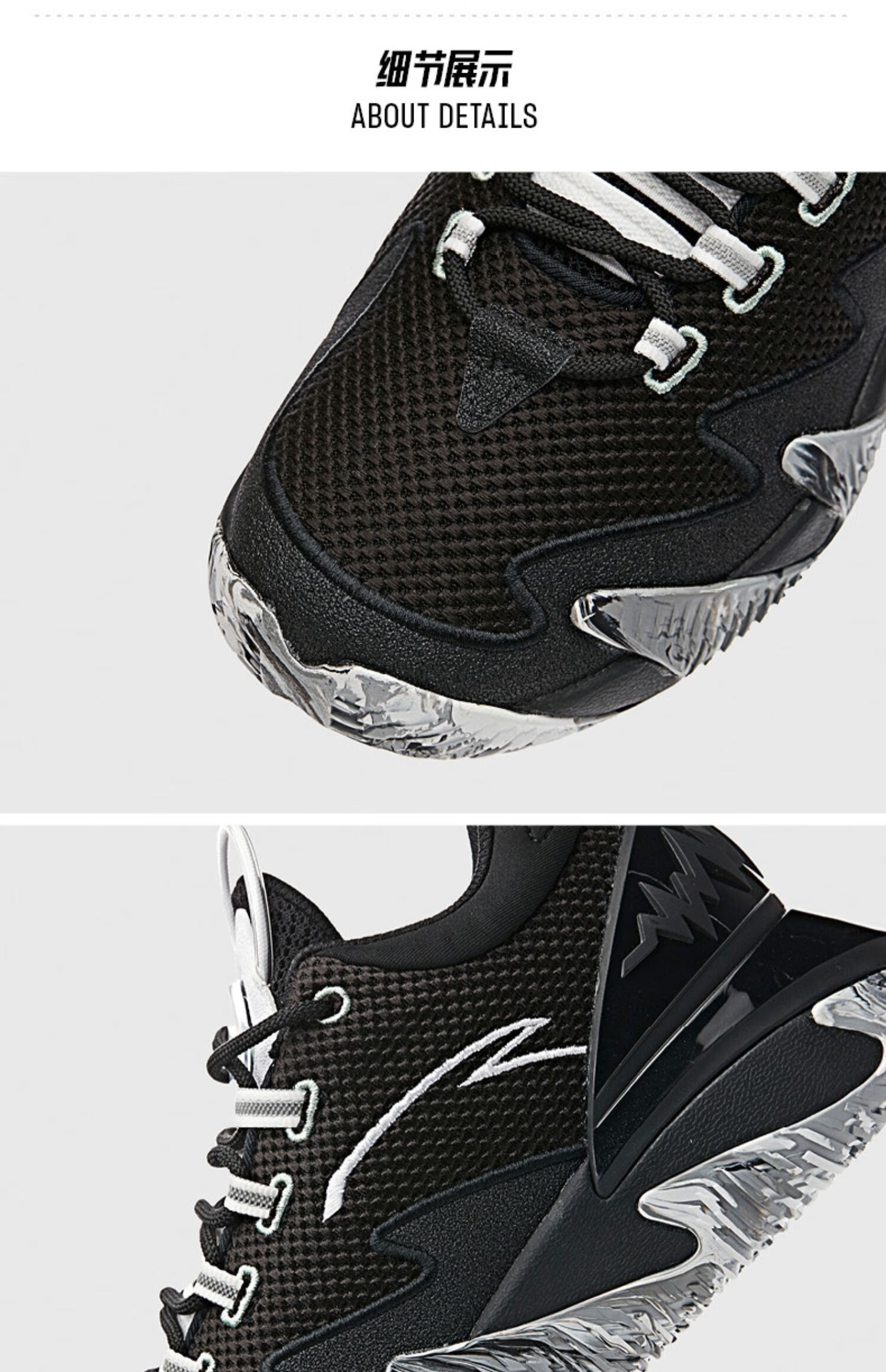 【无库存】安踏篮球鞋男春季新款安踏逆刃系列学生运动鞋中低帮缓震