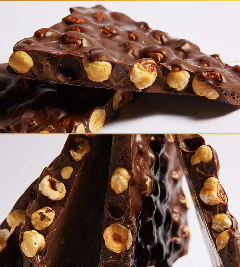 blondel布隆德榛果黑巧克力锤保证瑞士进口210g