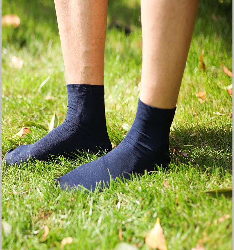 袜子男夏季薄款冰丝原12双男袜中长筒袜丝袜子冰丝男士清凉商务春夏秋