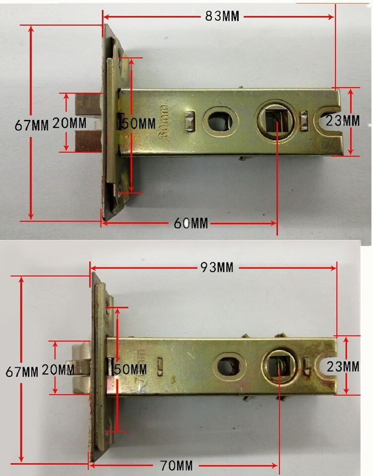 锁舌挡片安装示意图图片