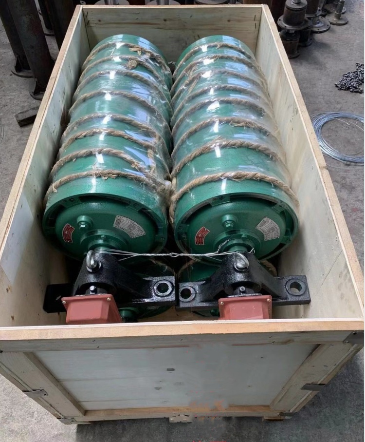 『好物推荐』输送带主动包胶滚筒输送机配件滚轮传送皮带改向传动电动