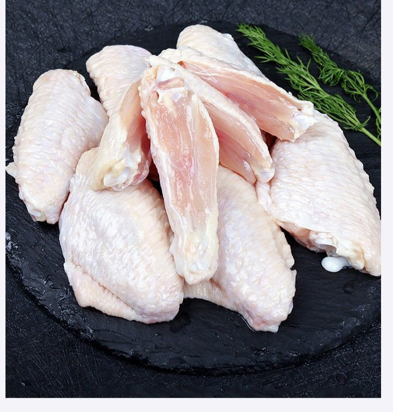 棠鲜生 鸡翅中活杀翅膀新鲜袋装 烧烤可乐鸡翅鸡肉 新鲜翅中2斤装