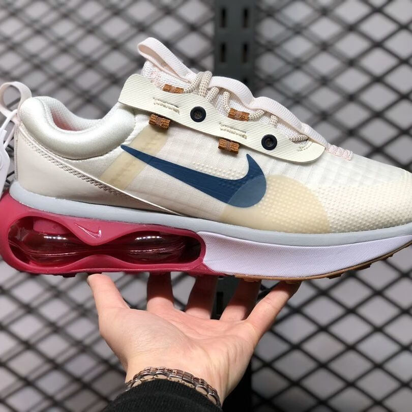 airmax2021机能风air气垫缓震轻便柔软运动鞋男女慢米白红同款莆田 36