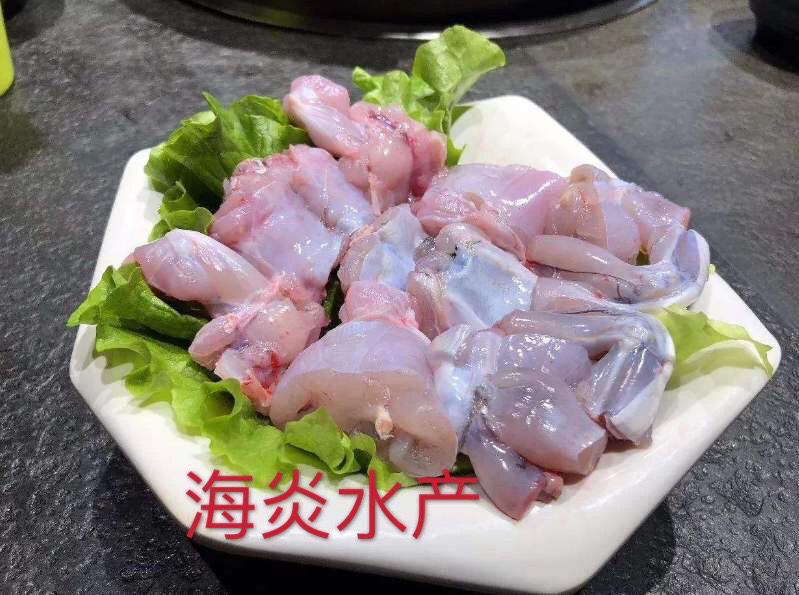 鲜活鲜活牛蛙新鲜现货现捞发活物生鲜费雅南奇去头去皮去内脏牛蛙肉1