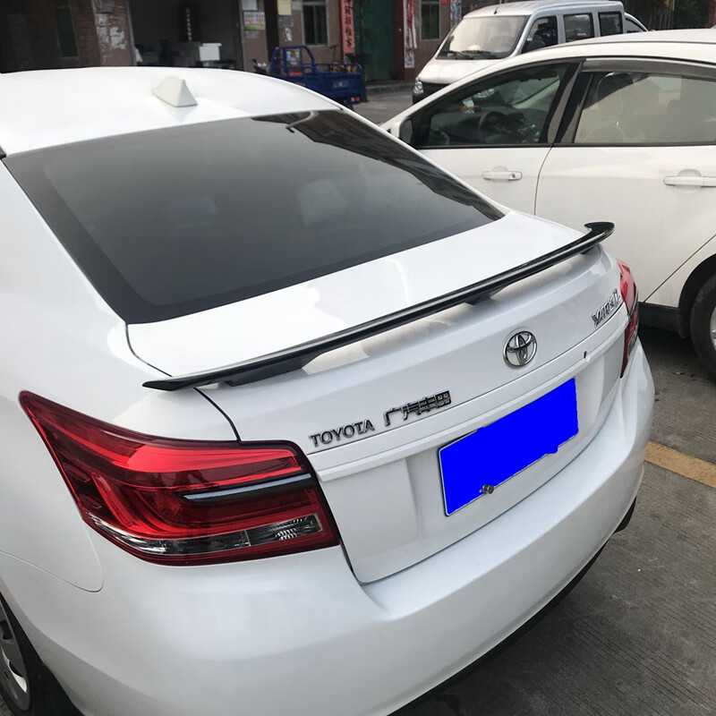 英罗 适用致炫尾翼 致炫免打孔三角带灯尾翼 新致炫改装烤漆尾翼汽车