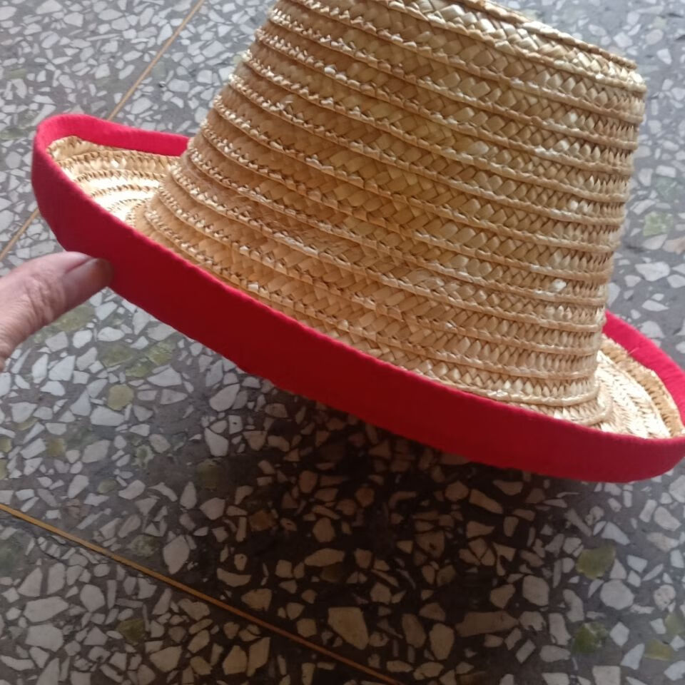 乐卉草帽女杂技草帽,杂技演出帽子麦秸秆材质,采用当季. 单个装【图片